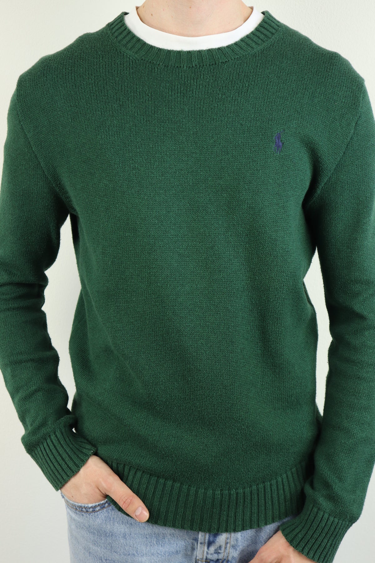 Ralph Lauren trui met ronde hals - M