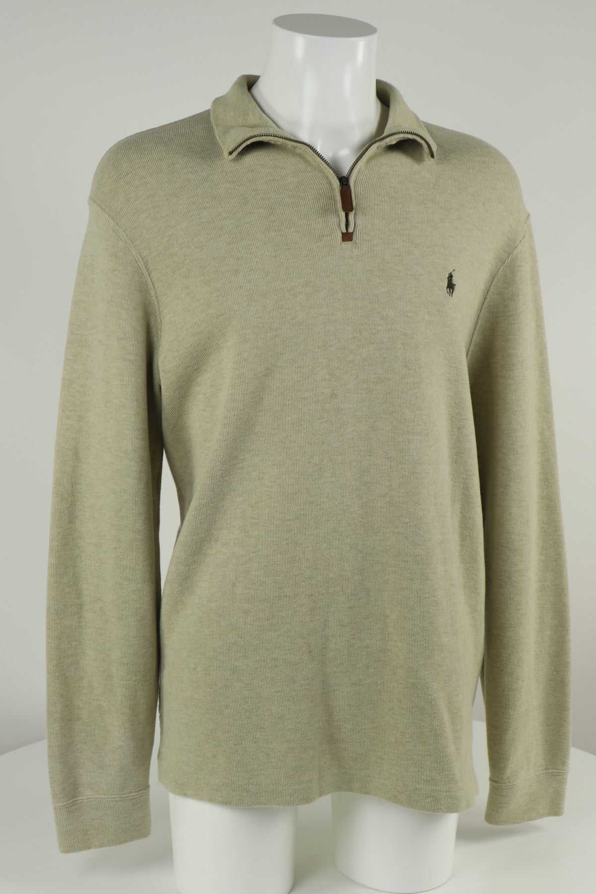 Ralph Lauren trui met kwart rits - L