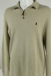 Ralph Lauren trui met kwart rits - L