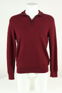 Ralph Lauren trui met kwart rits - M