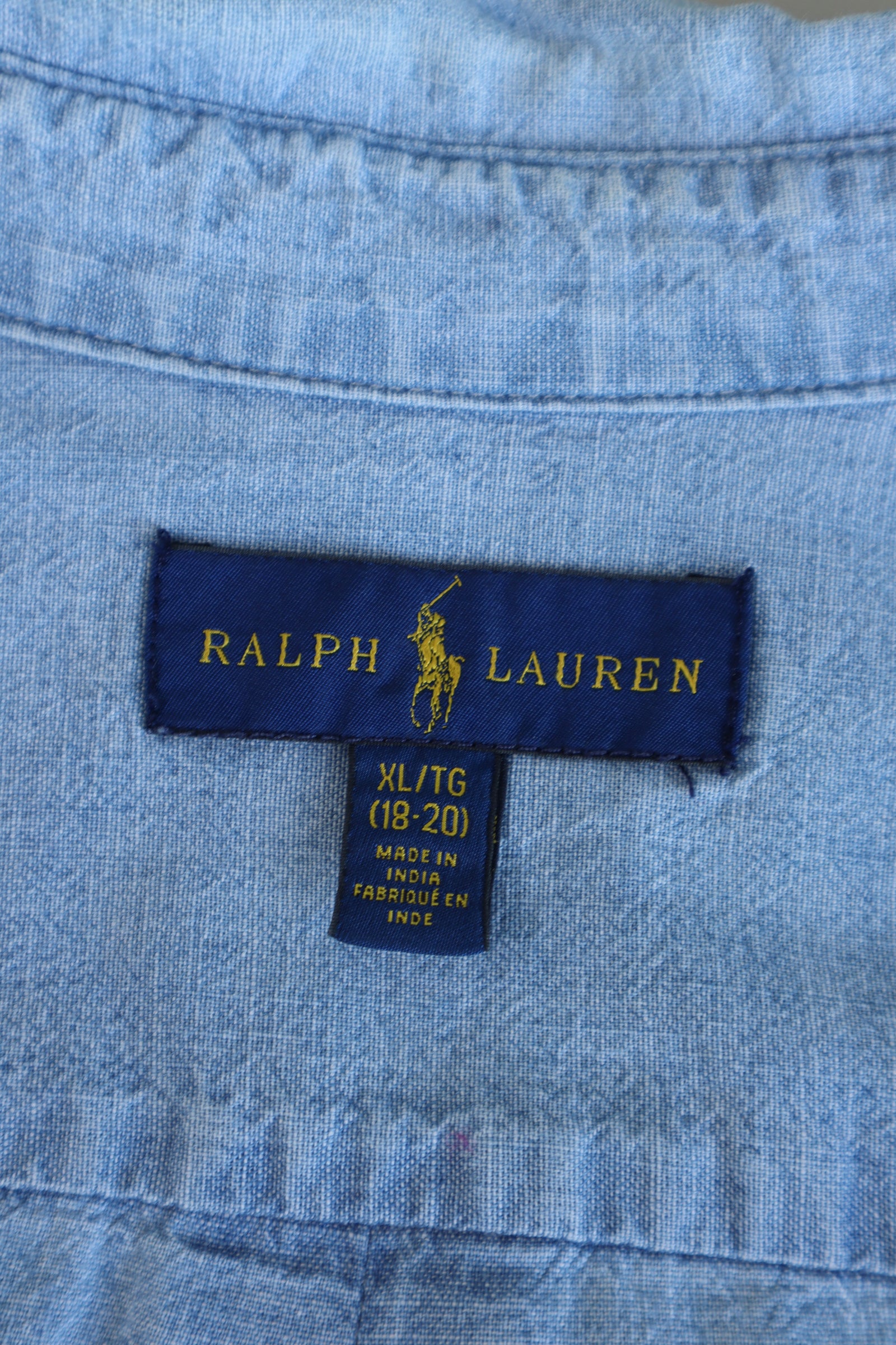 Ralph Lauren denim overhemd - S