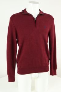 Ralph Lauren trui met kwart rits - M