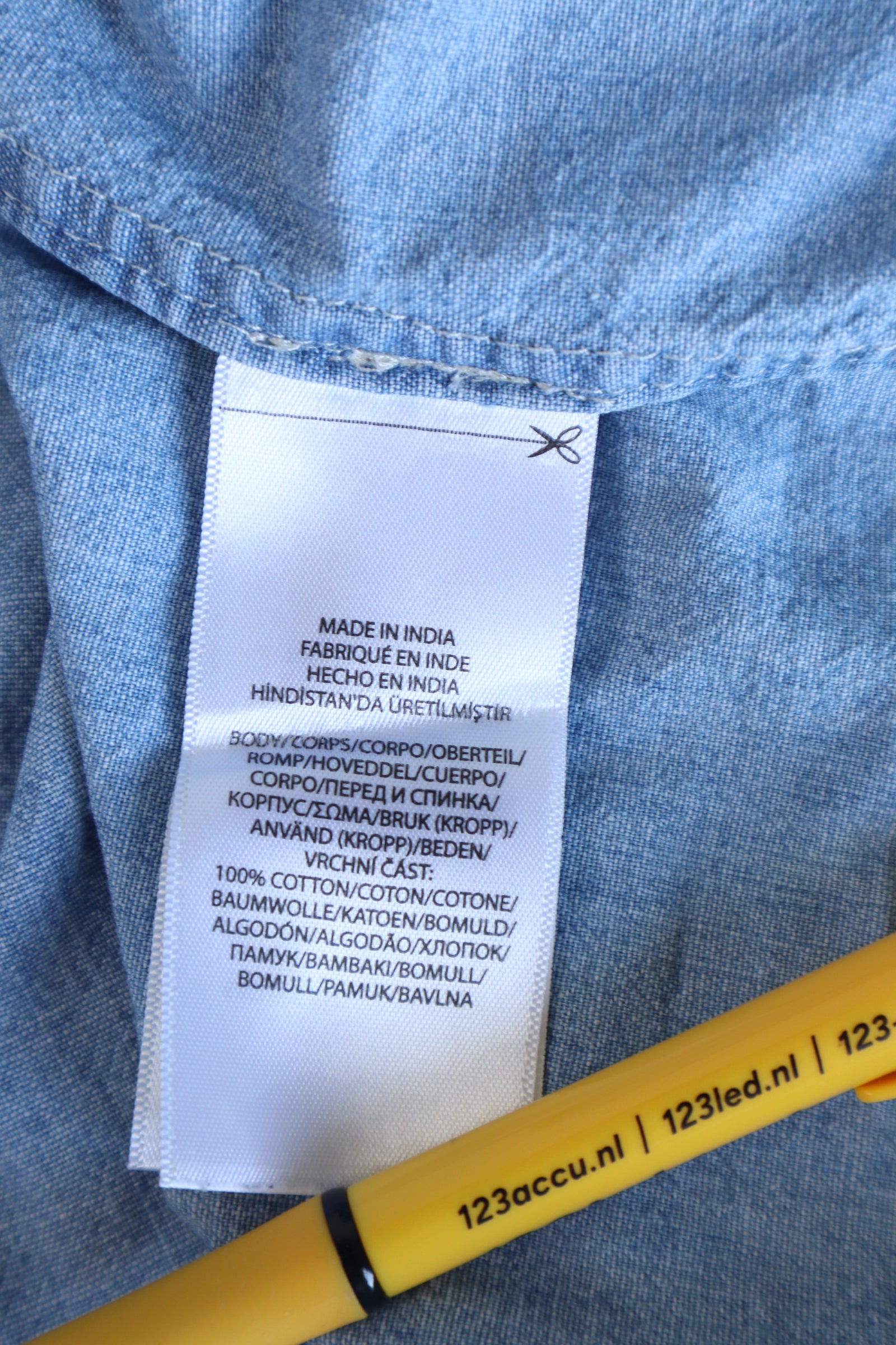 Ralph Lauren denim overhemd - S