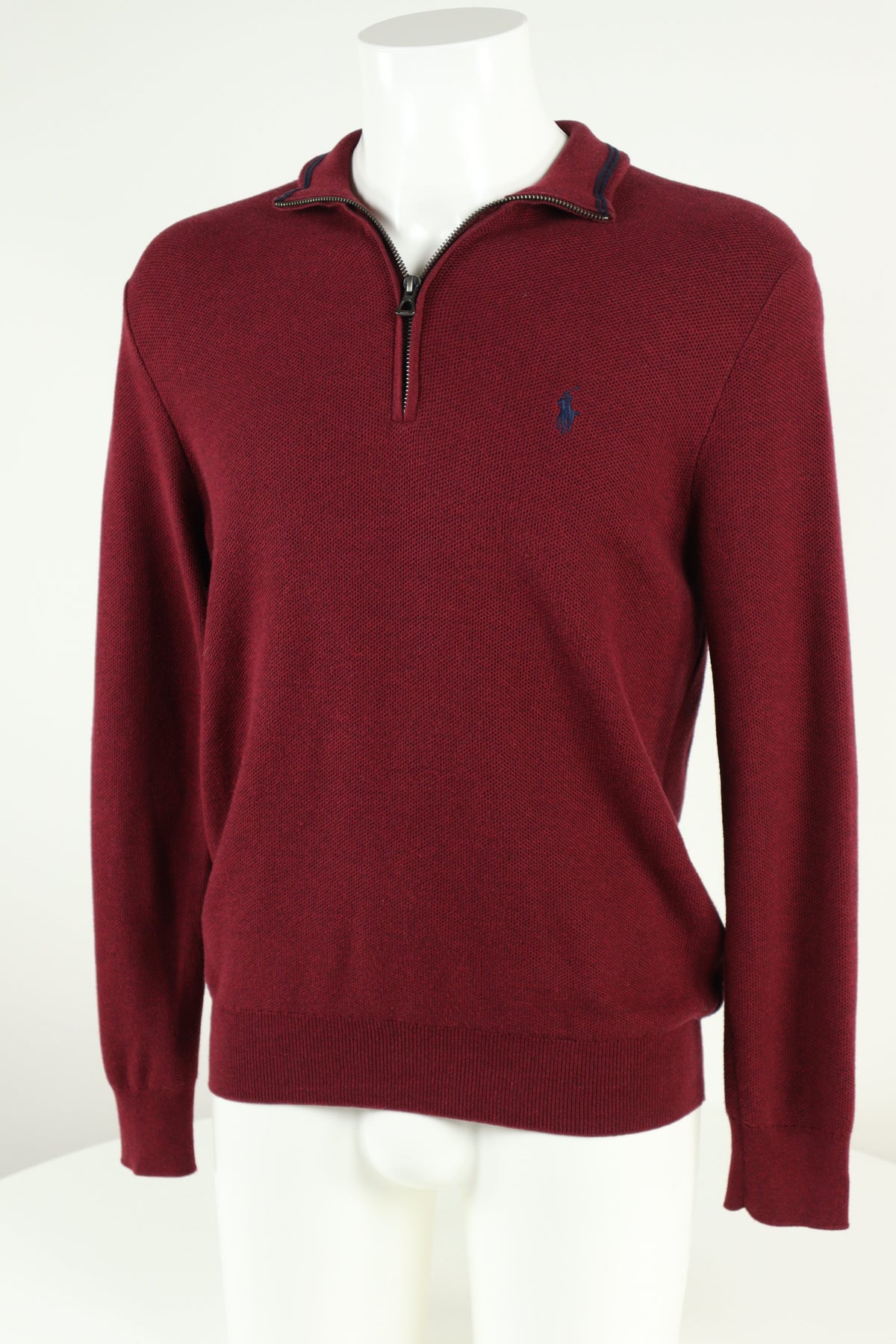 Ralph Lauren trui met kwart rits - M