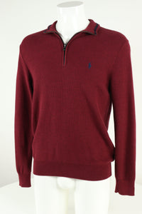 Ralph Lauren trui met kwart rits - M