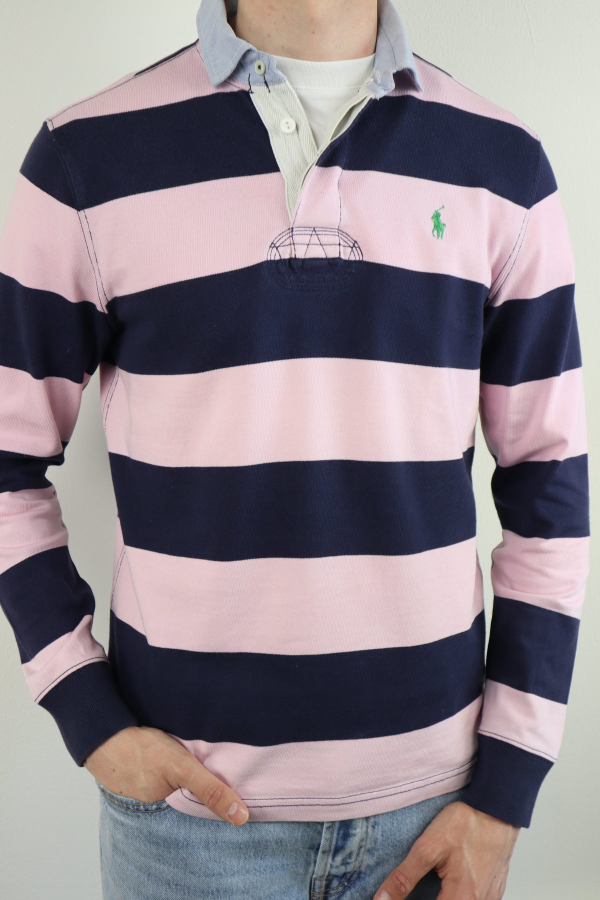 Ralph Lauren (rugby) polo shirt met lange mouw - S