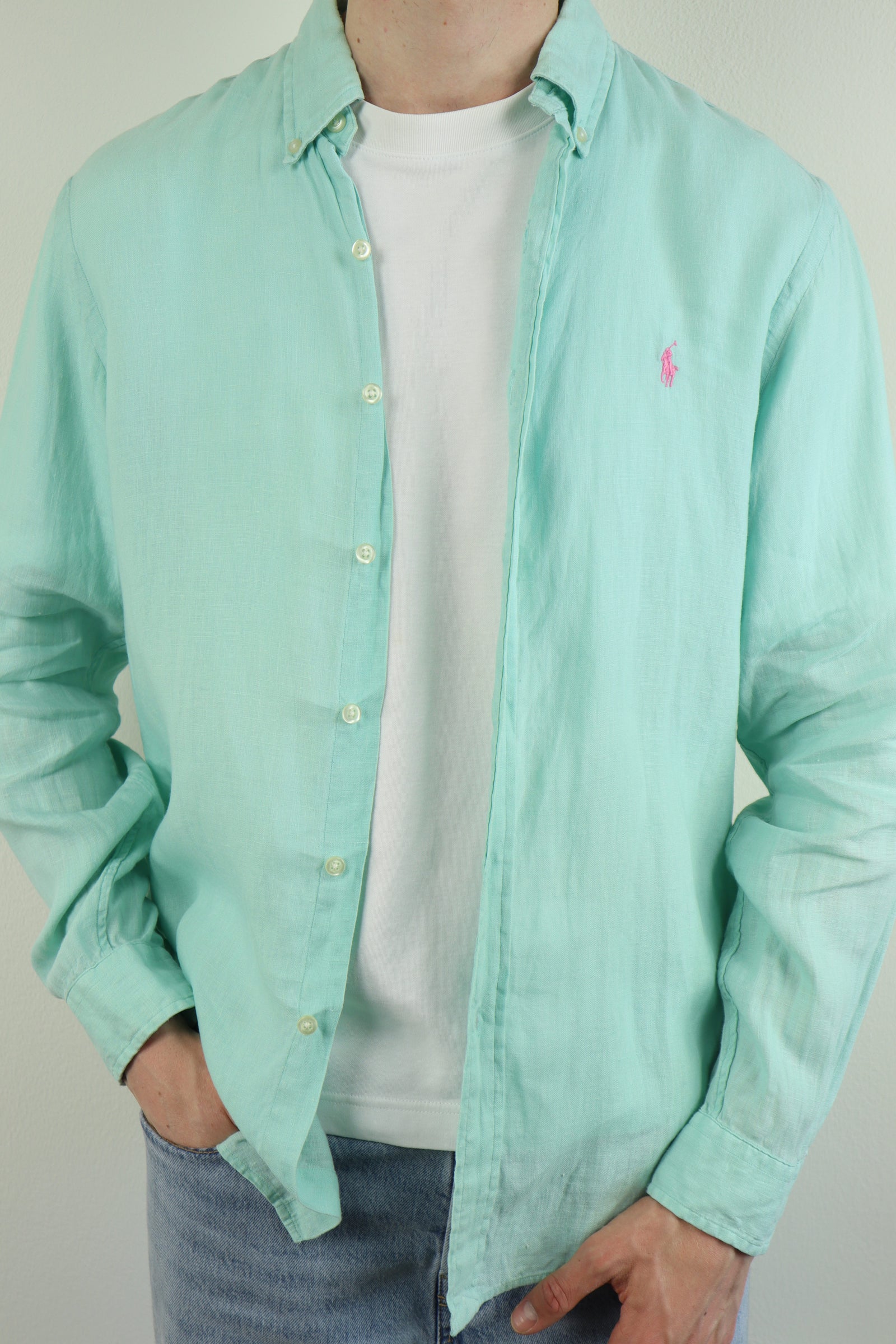 Ralph Lauren linnen overhemd - M