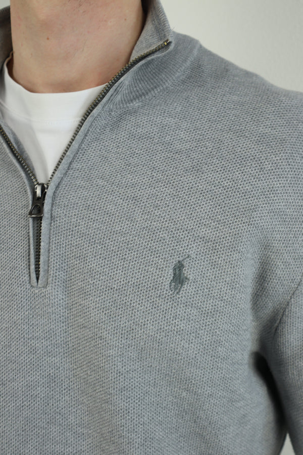 Ralph Lauren trui met kwart rits - M