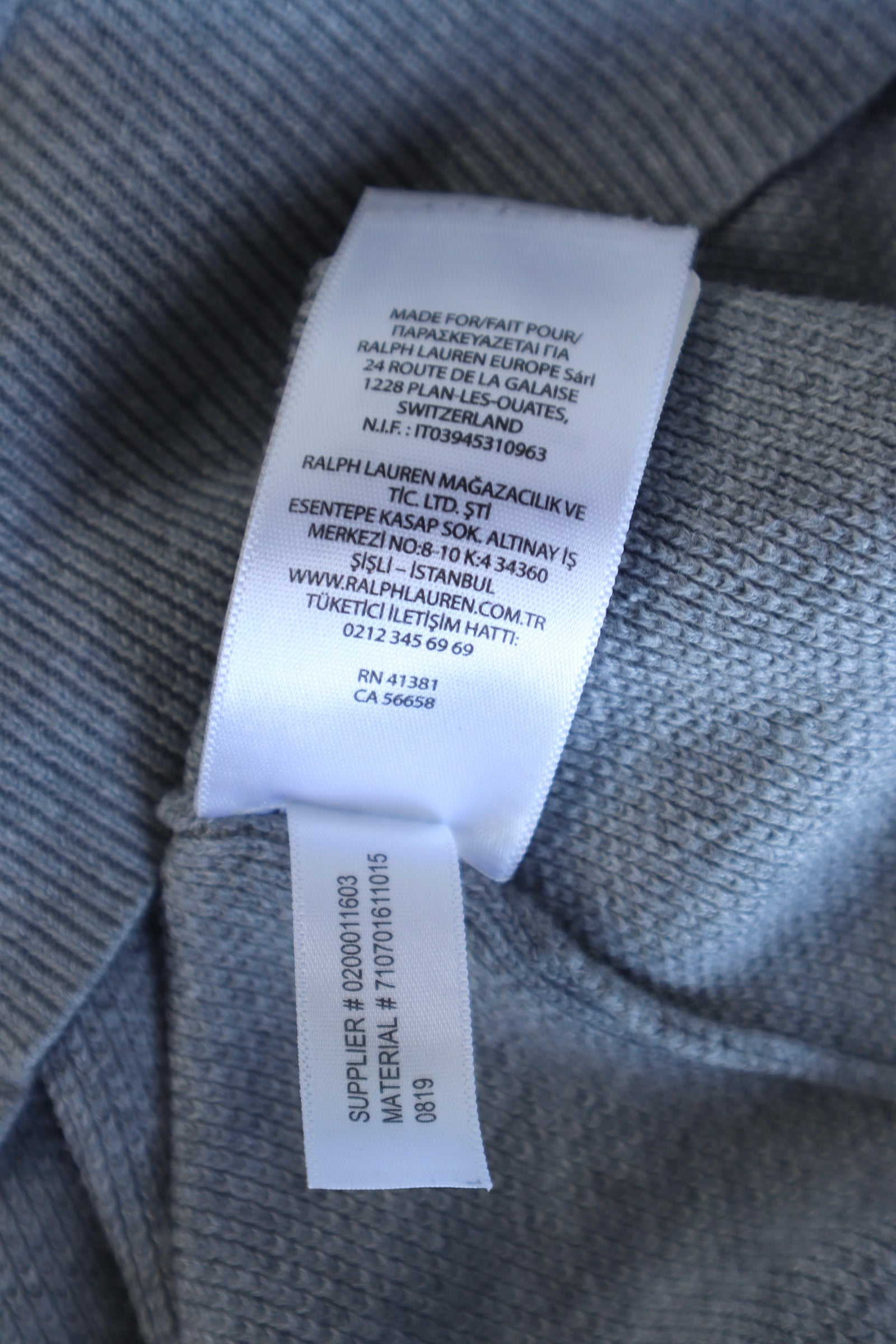 Ralph Lauren quarter zip - M