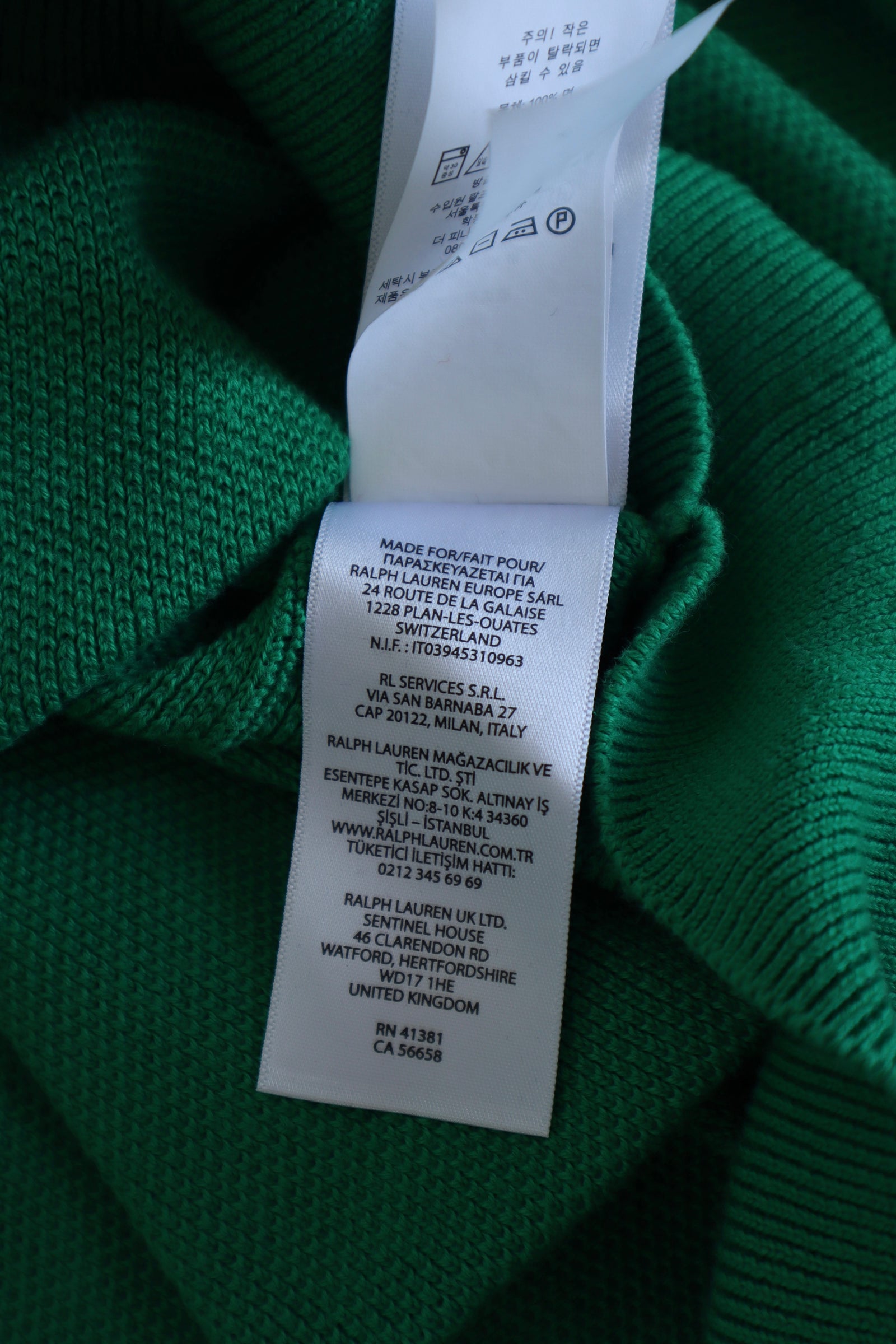 Ralph Lauren quarter zip - XL