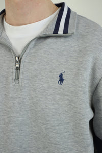 Ralph Lauren trui met kwart rits - M