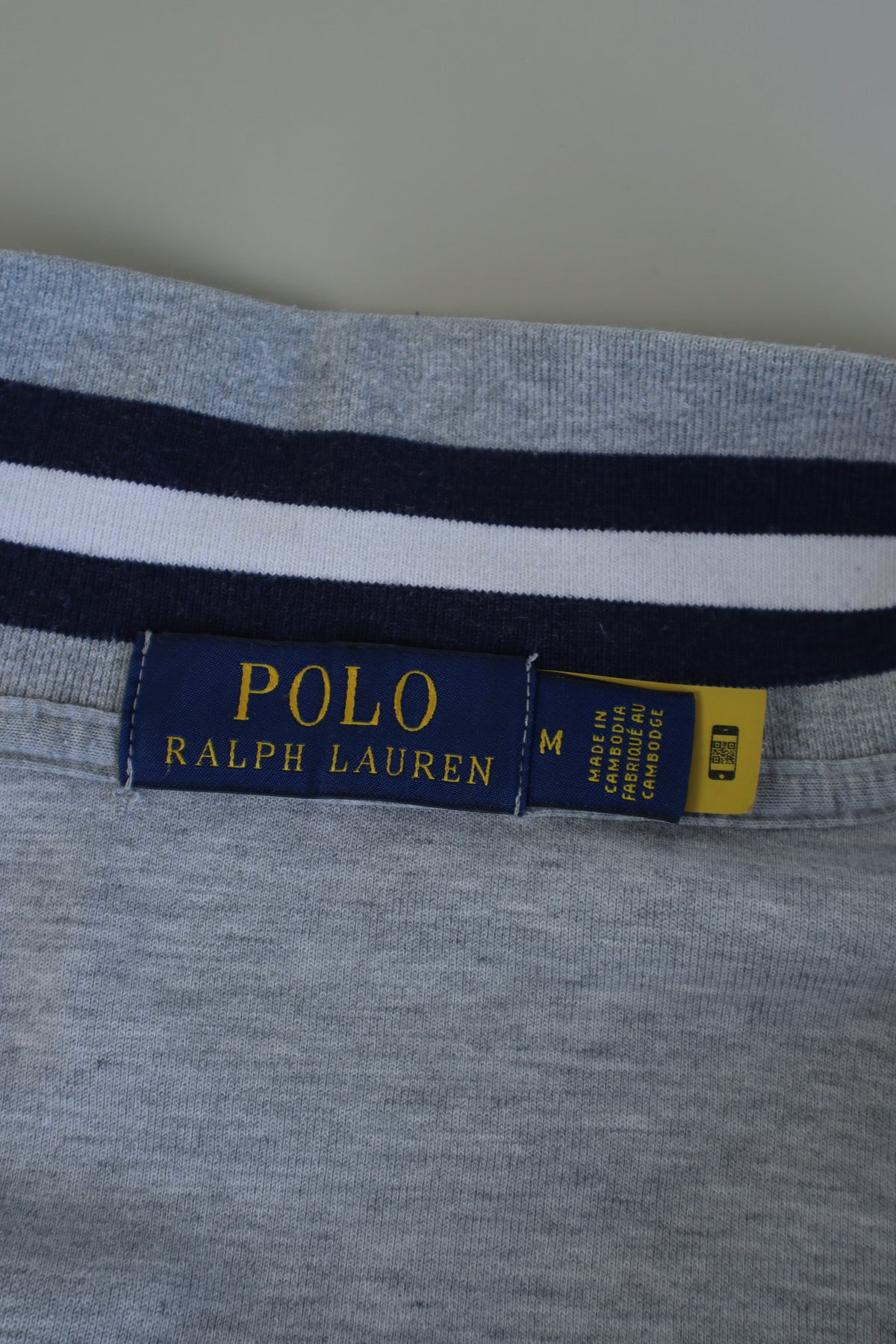 Ralph Lauren trui met kwart rits - M
