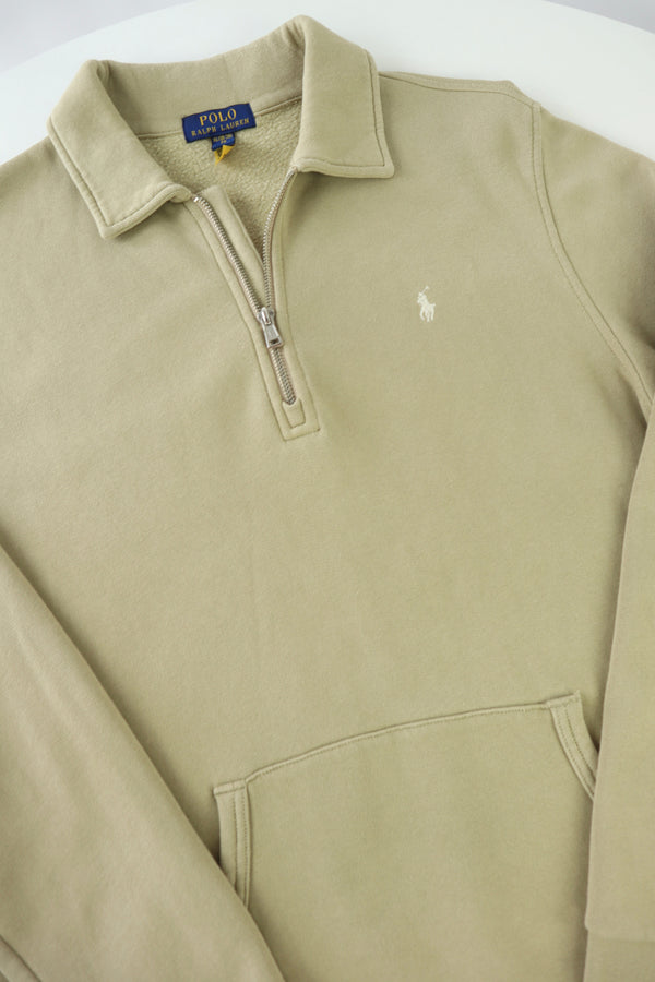 Ralph Lauren trui met kwart rits - M