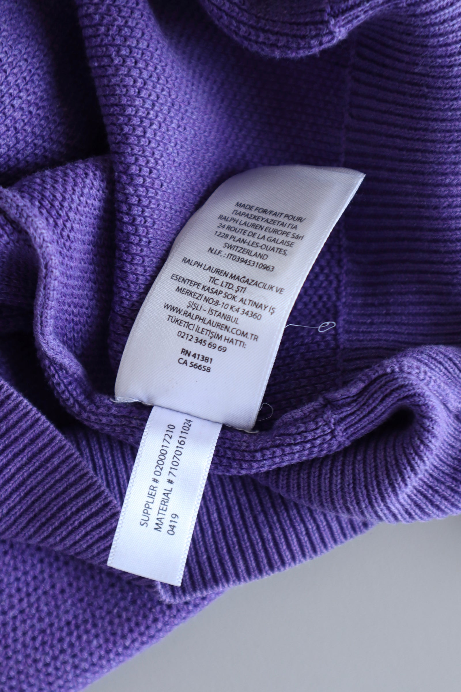 Ralph Lauren quarter zip - S