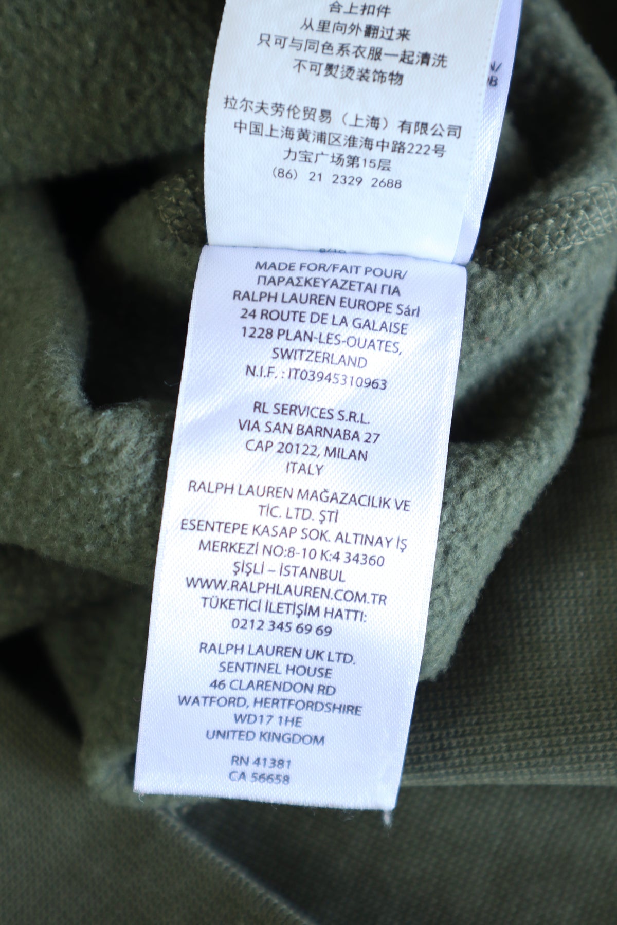 Ralph Lauren rugby polo sweater - S