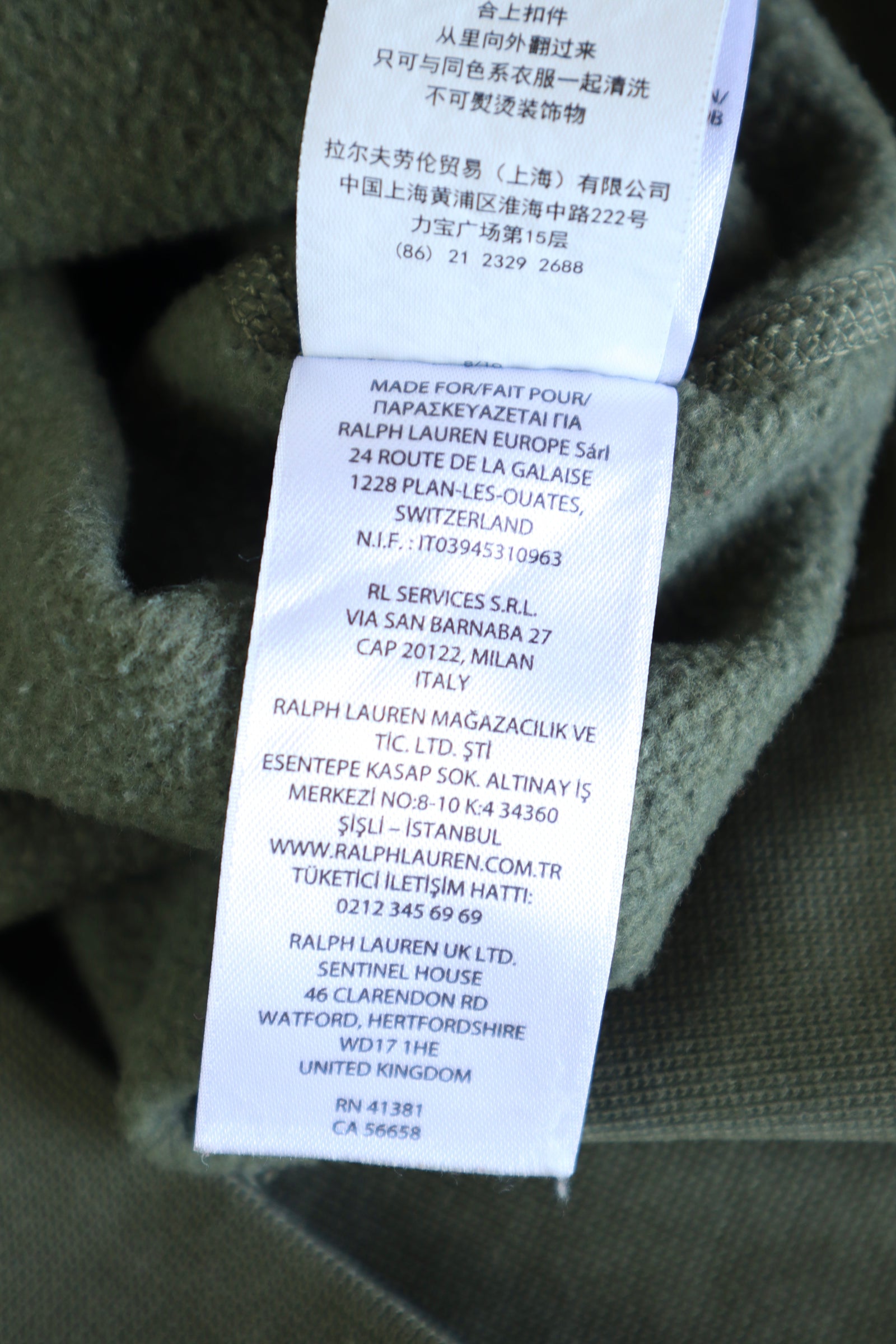 Ralph Lauren rugby polo sweater - S