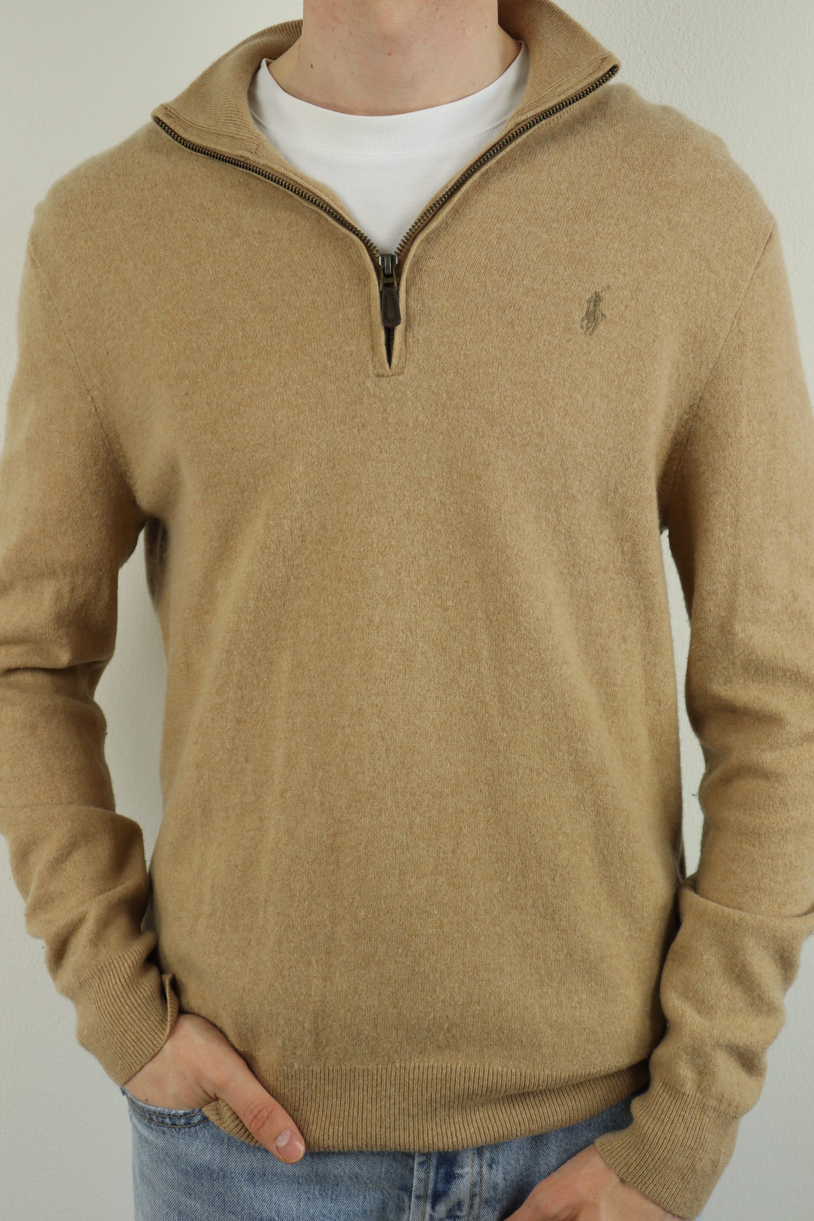 Ralph Lauren wollen quarter zip - L