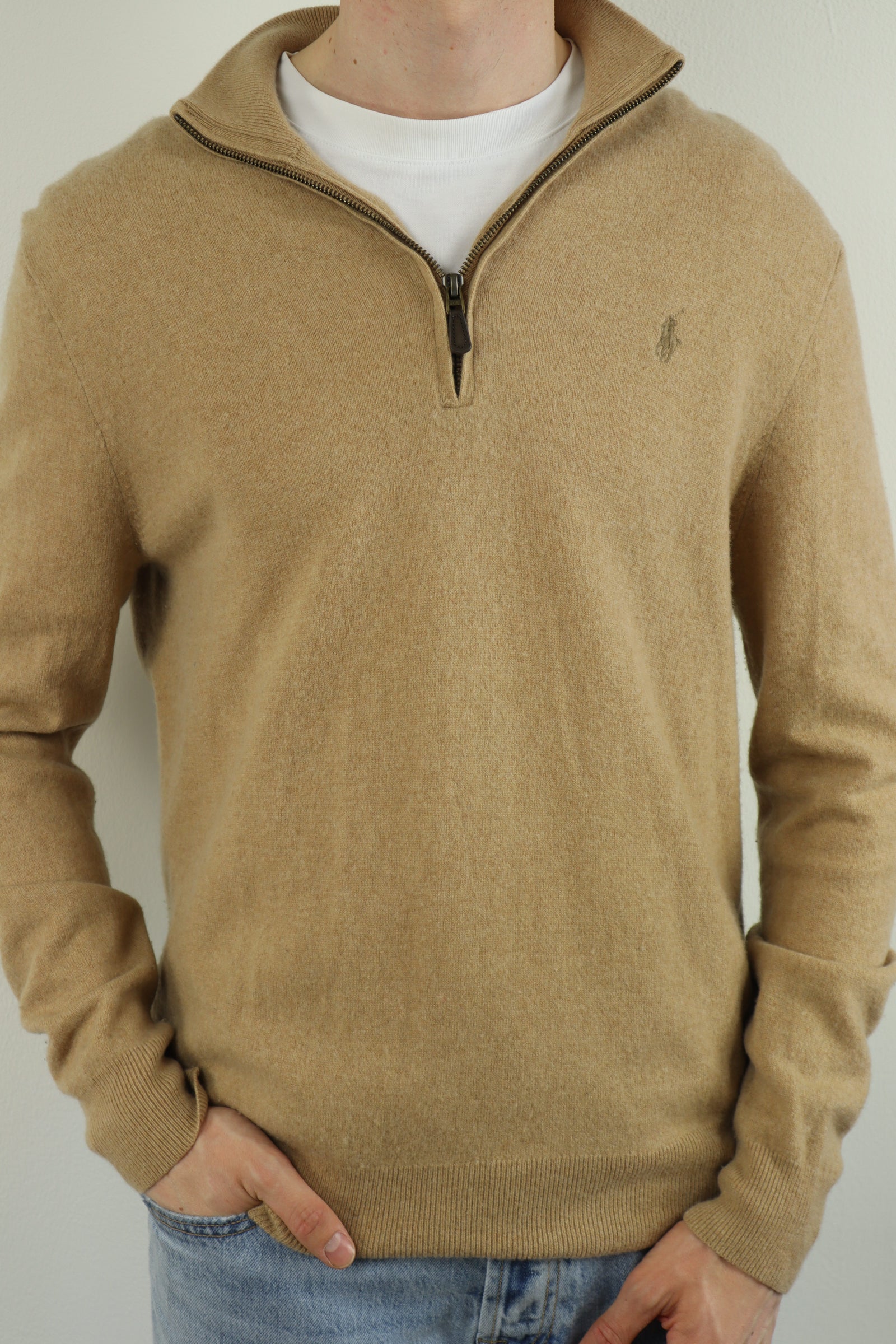 Ralph Lauren wollen quarter zip - L