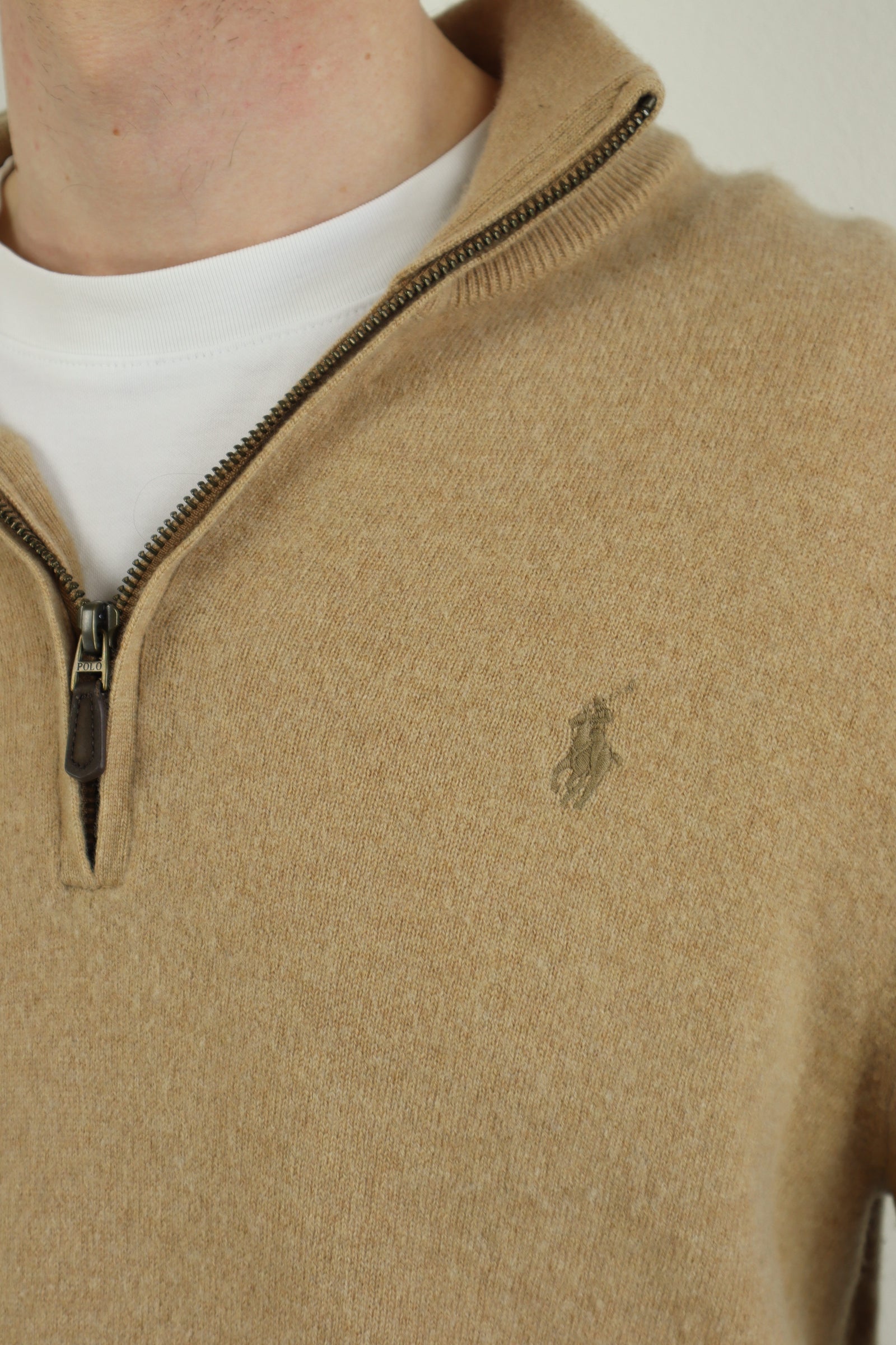Ralph Lauren wollen quarter zip - L