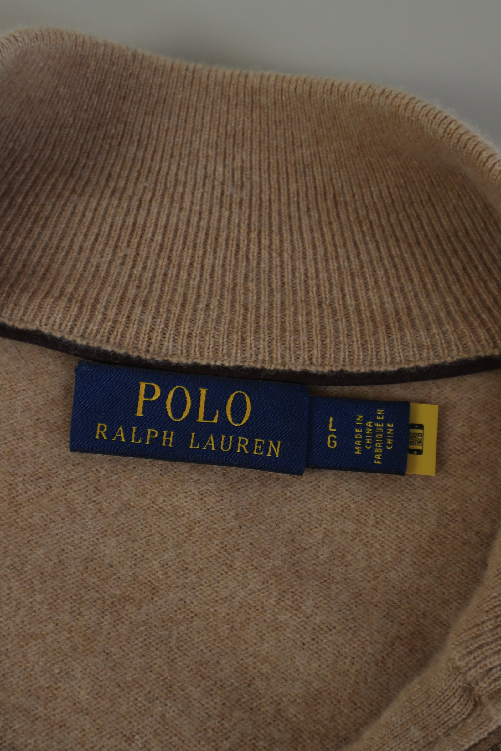 Ralph Lauren wollen quarter zip - L