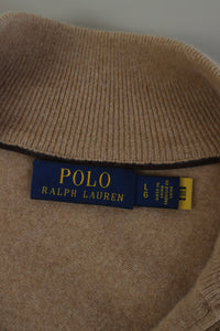 Ralph Lauren wollen trui met kwart rits - L