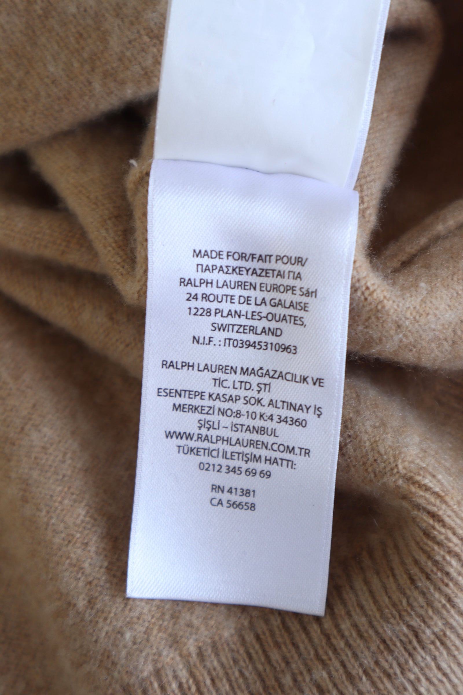 Ralph Lauren wollen quarter zip - L