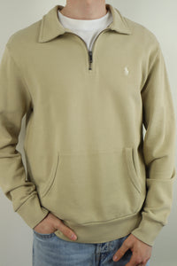 Ralph Lauren trui met kwart rits - M