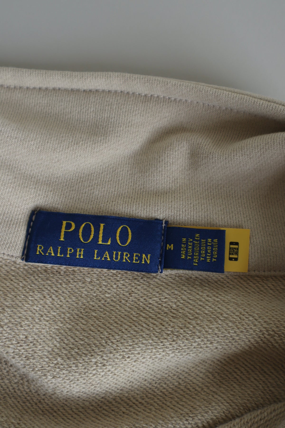 Ralph Lauren trui met kwart rits - M