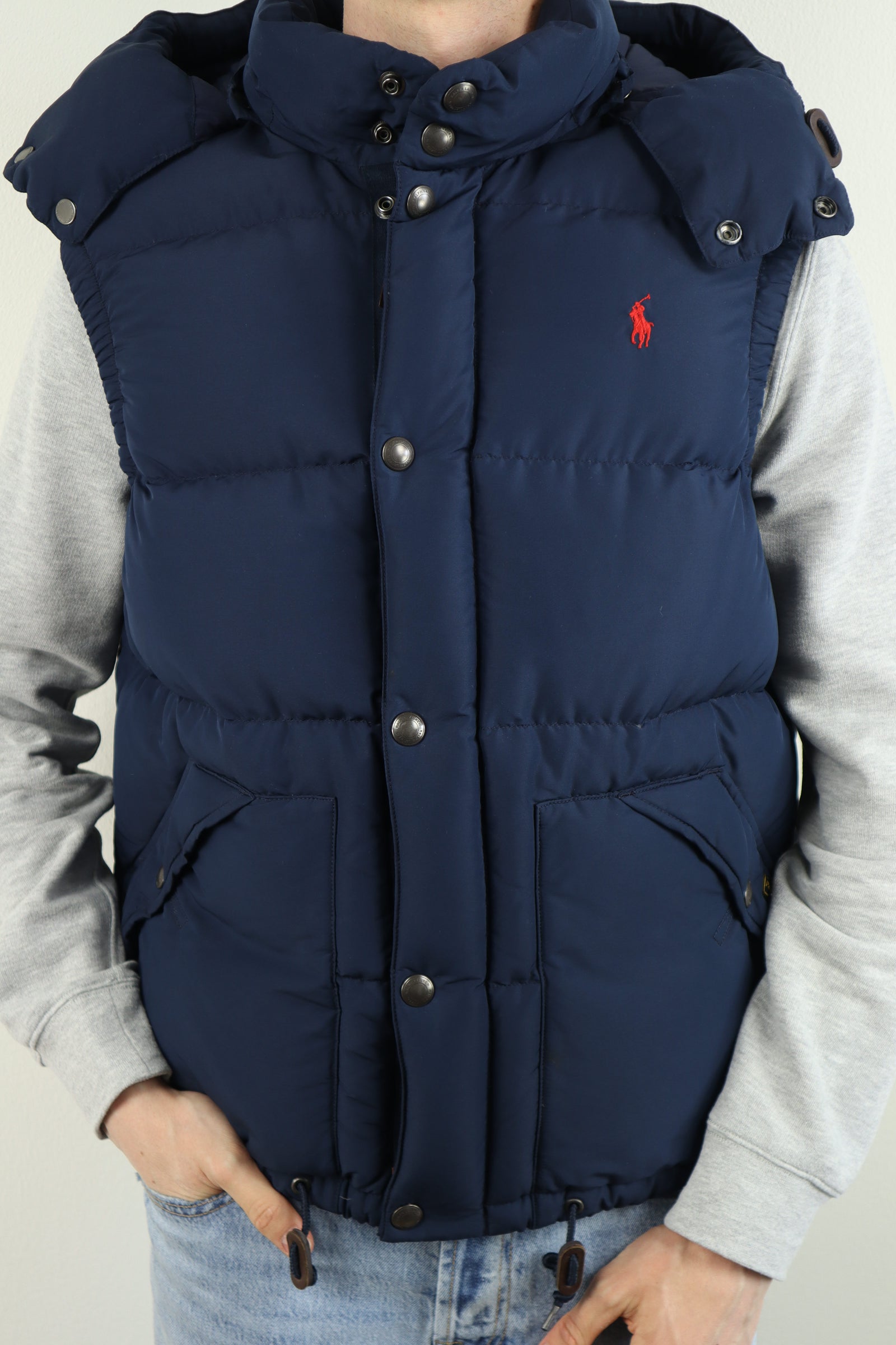 Ralph Lauren bodywarmer met capuchon - L