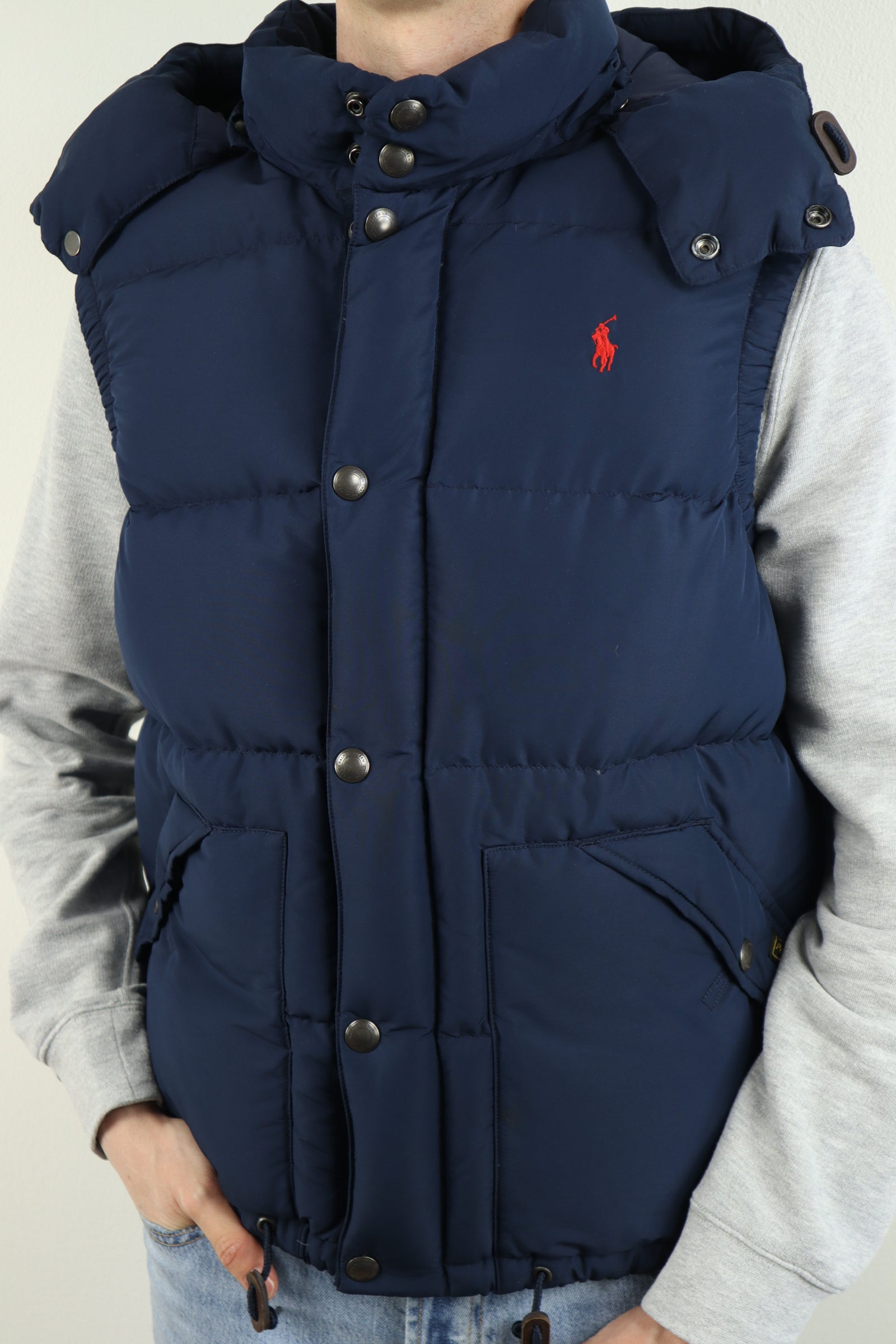 Ralph Lauren bodywarmer met capuchon - L
