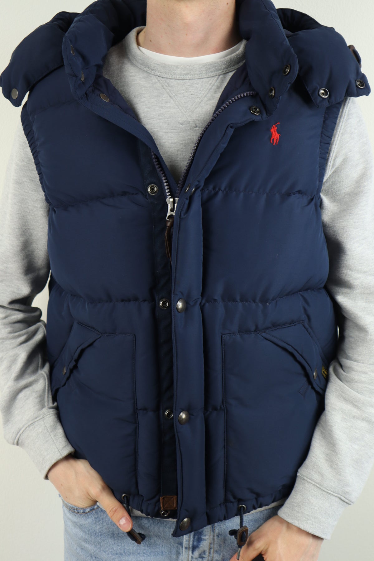Ralph Lauren bodywarmer met capuchon - L