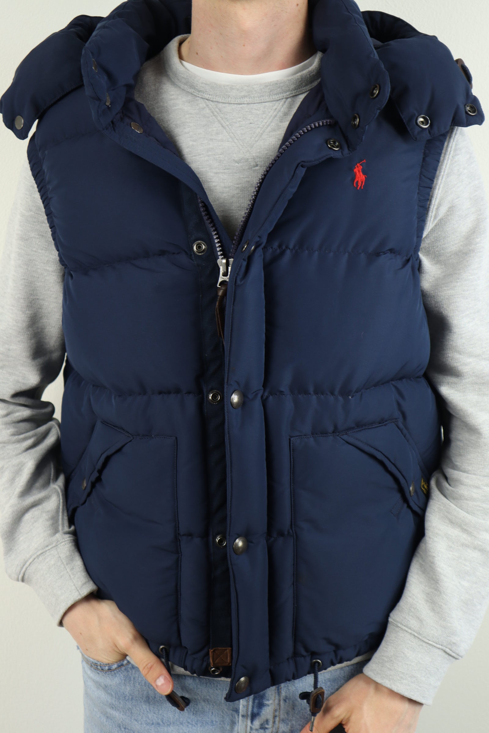 Ralph Lauren bodywarmer met capuchon - L