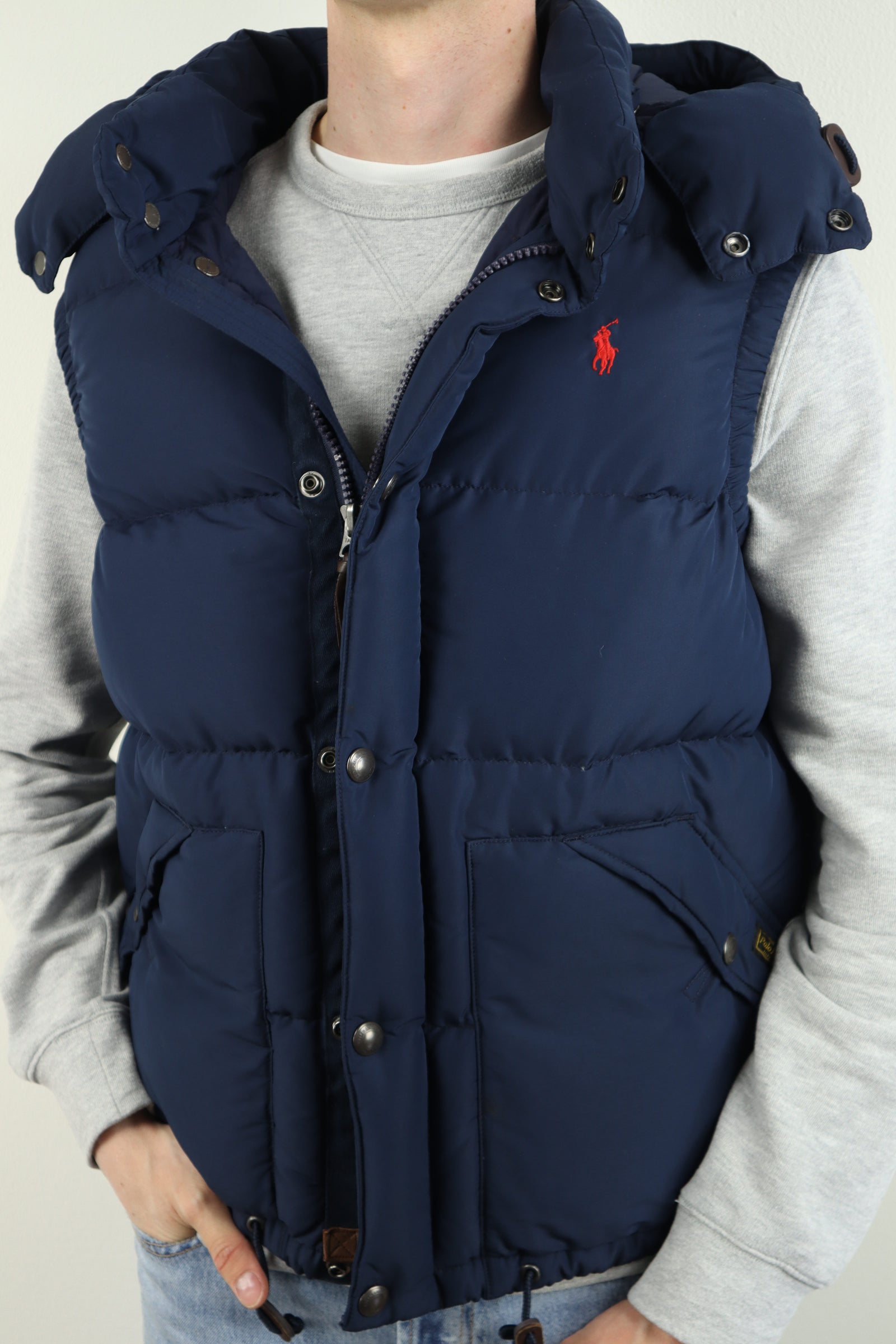 Ralph Lauren bodywarmer met capuchon - L