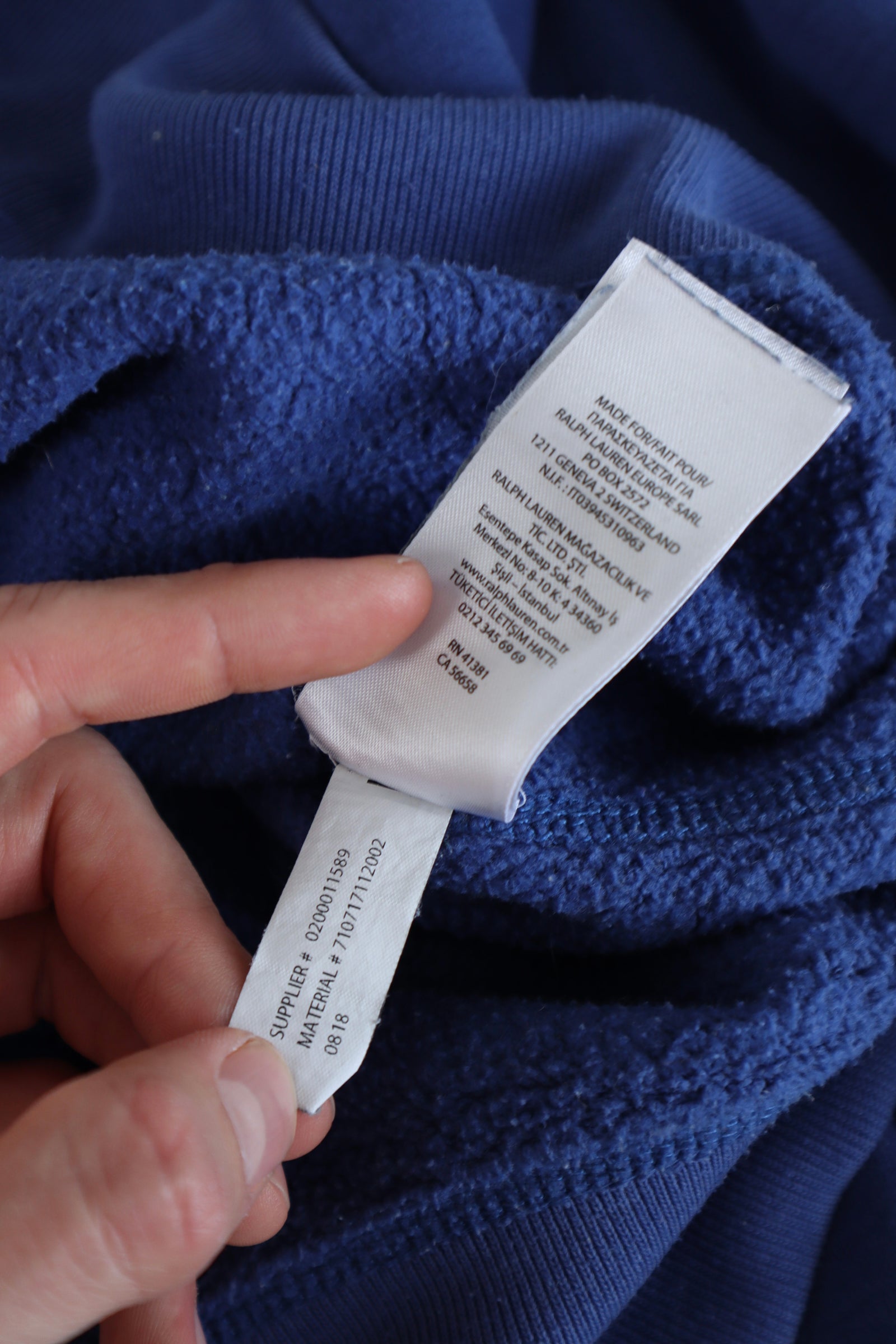 Ralph Lauren trui met ronde hals - S
