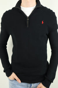 Ralph Lauren trui met kwart rits - S