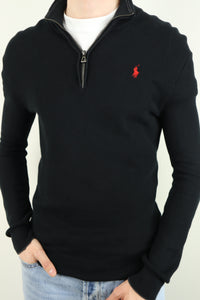 Ralph Lauren trui met kwart rits - S