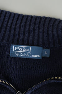 Ralph Lauren trui met kwart rits - M