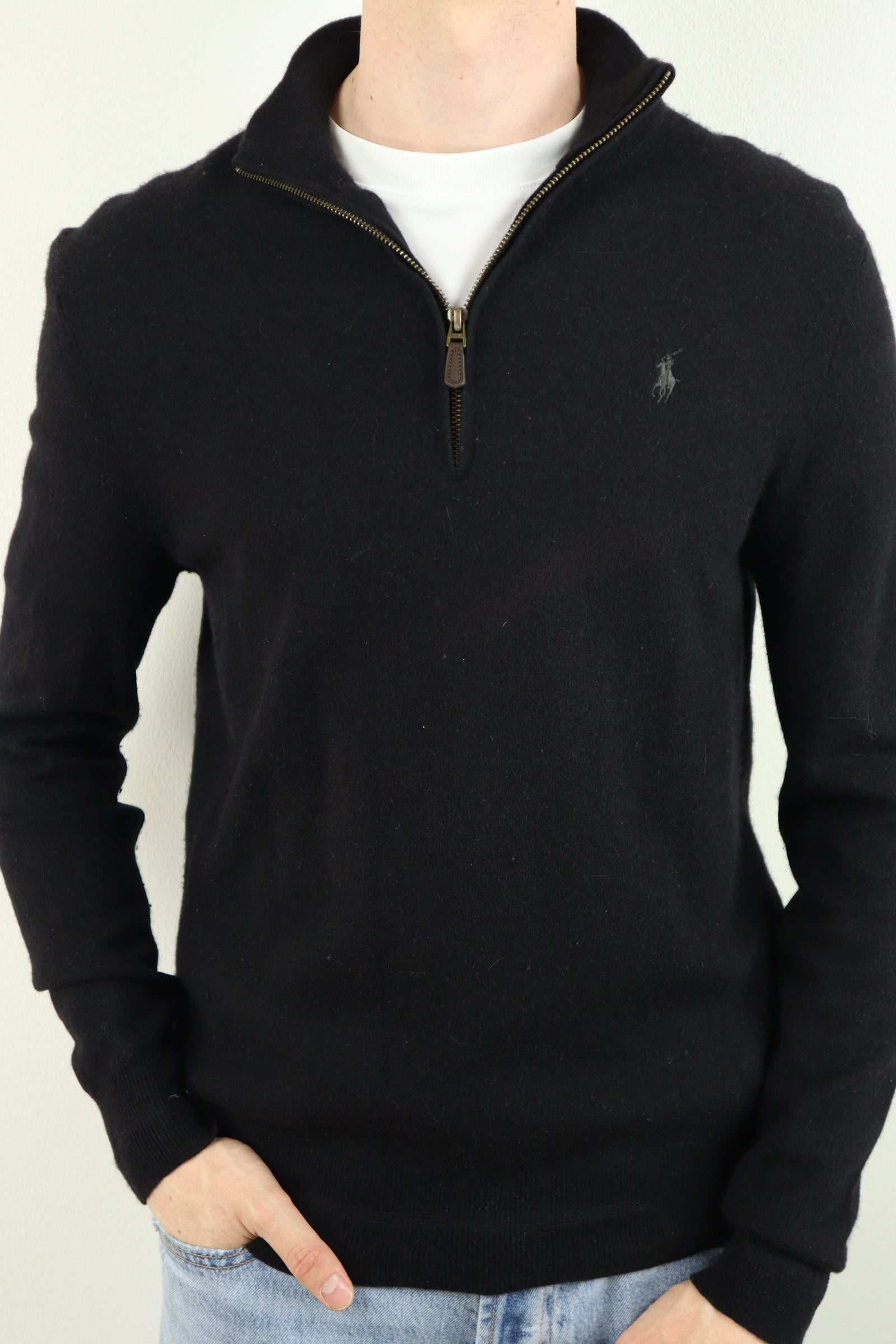 Ralph Lauren wollen quarter zip - L