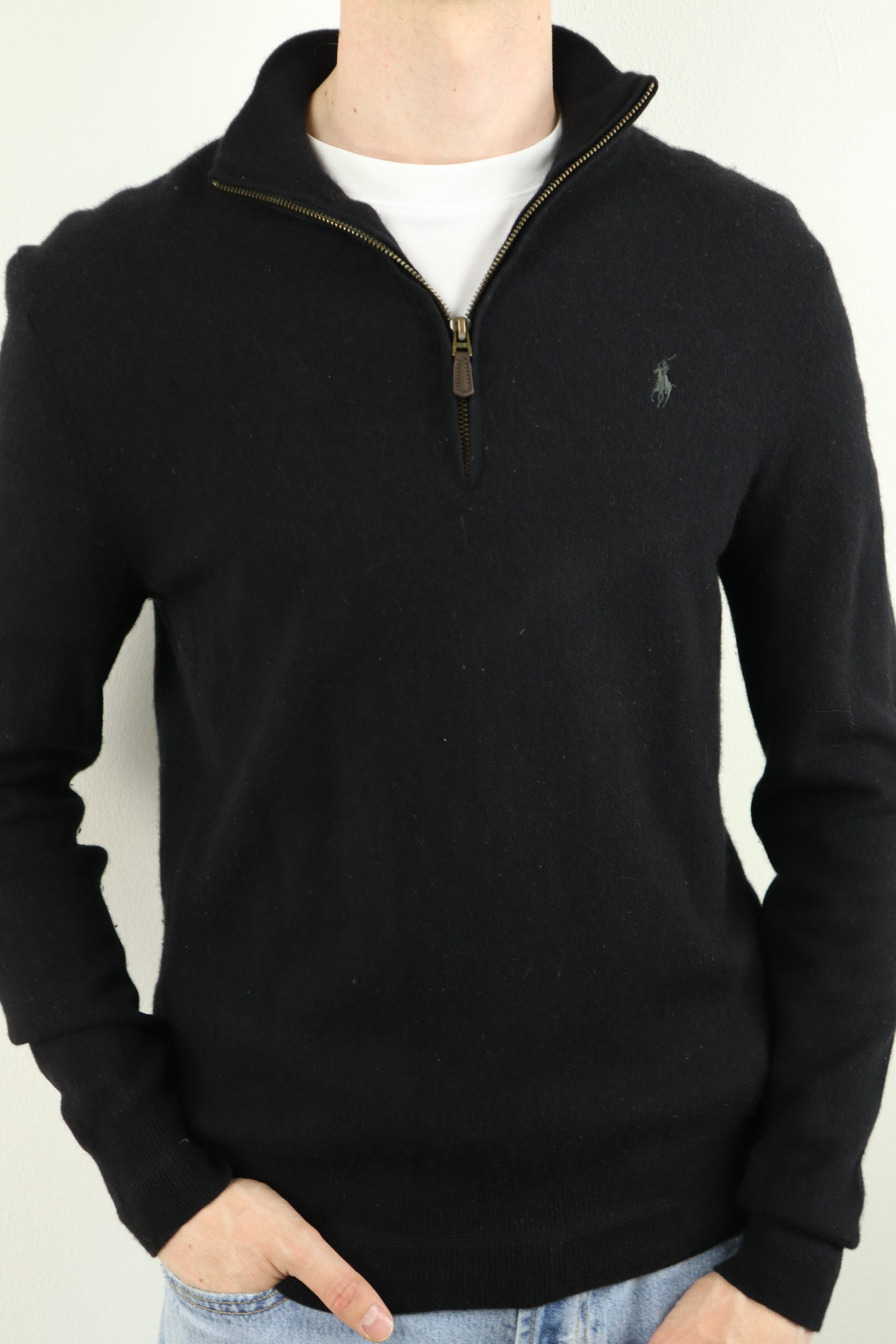 Ralph Lauren wollen quarter zip - L