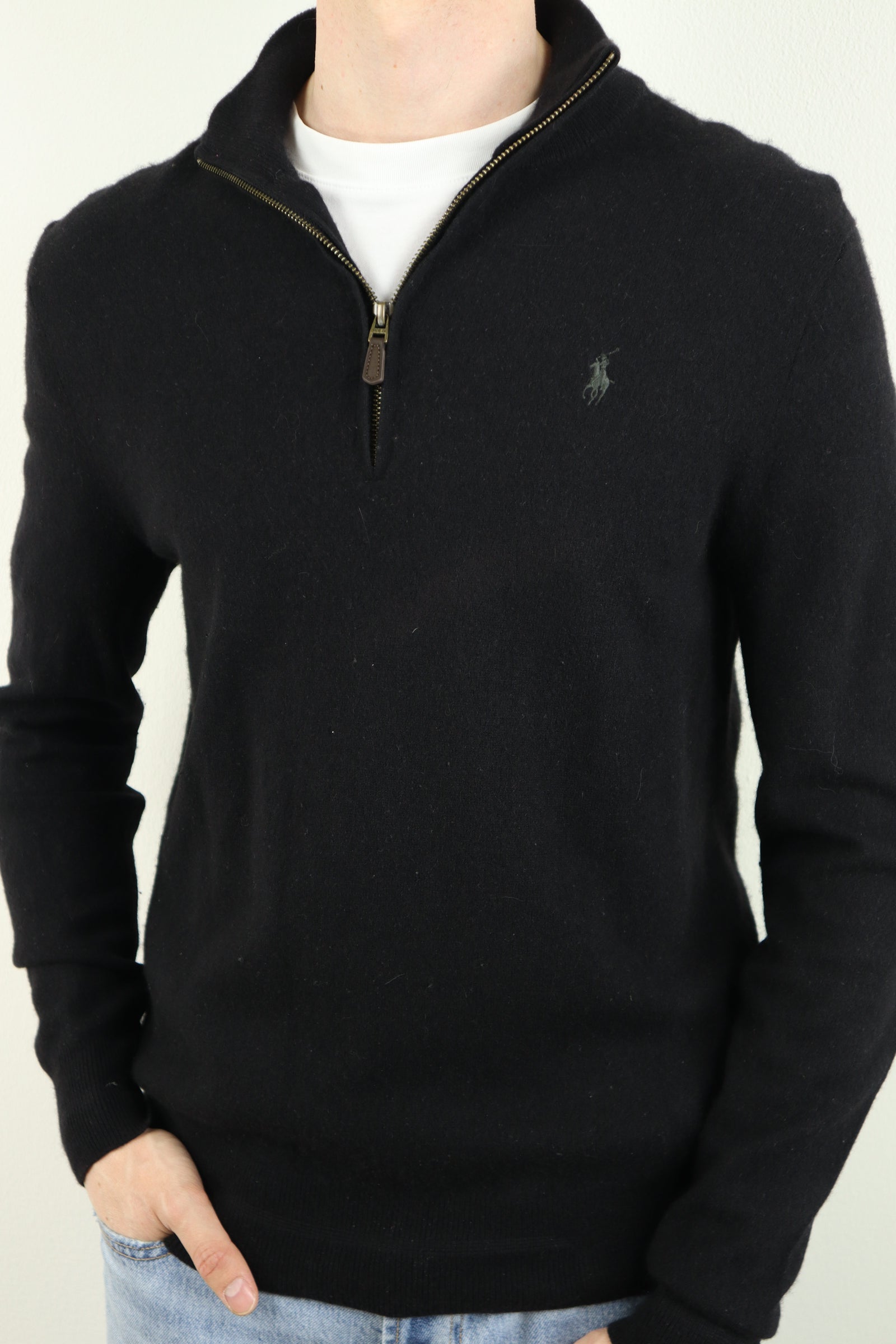 Ralph Lauren wollen quarter zip - L
