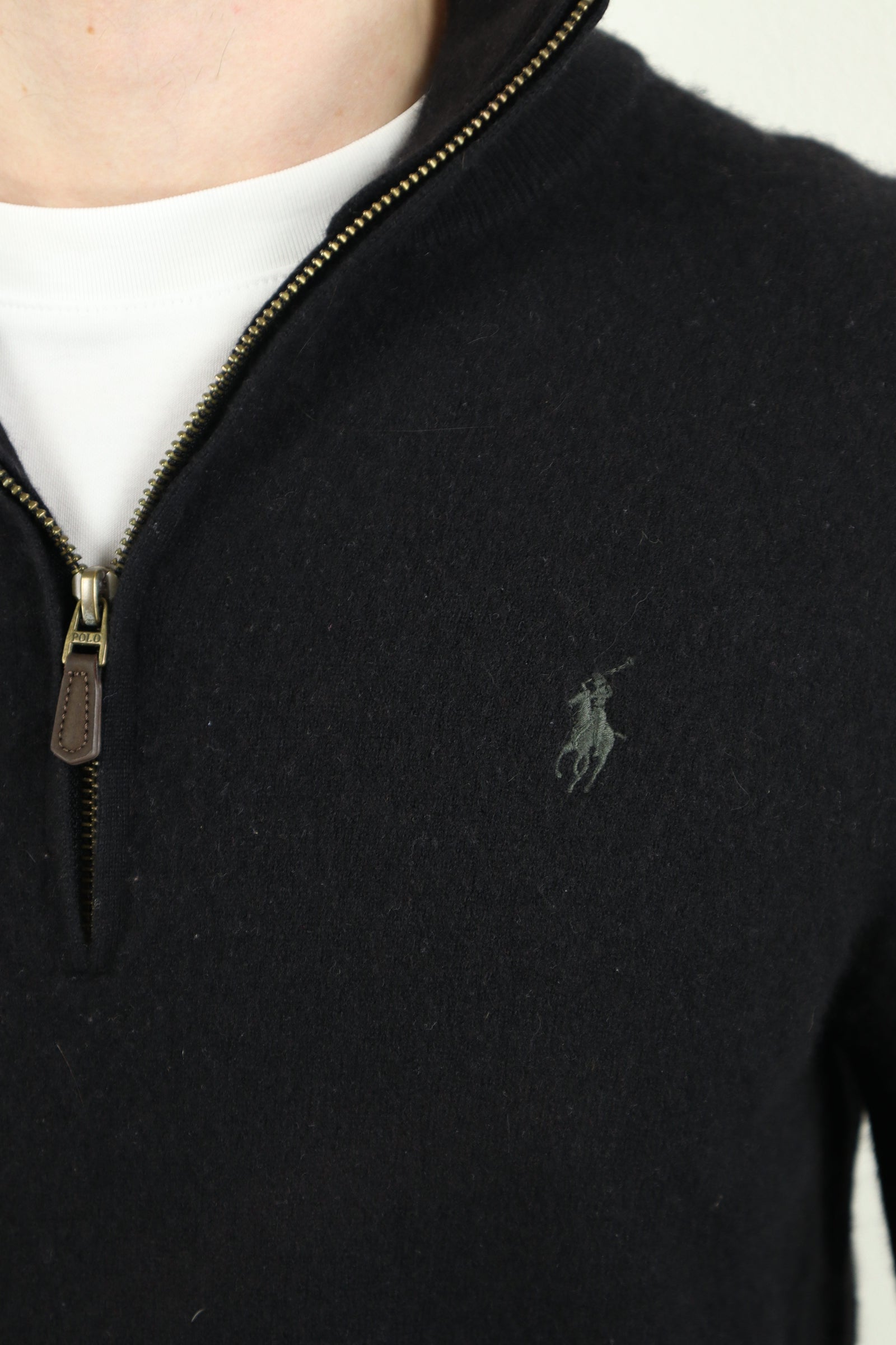 Ralph Lauren wollen quarter zip - L