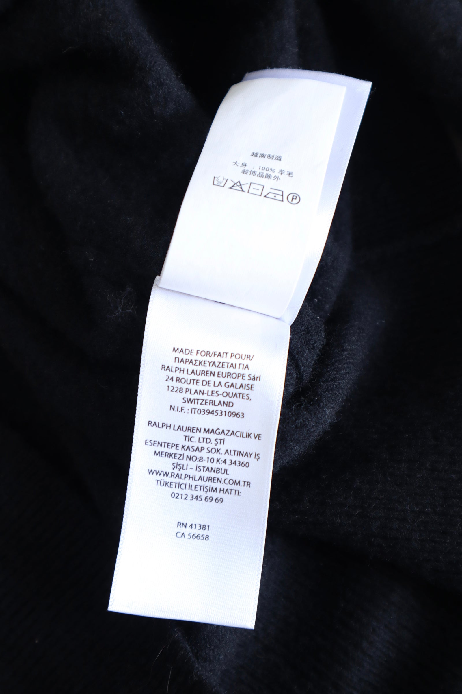 Ralph Lauren wollen quarter zip - L