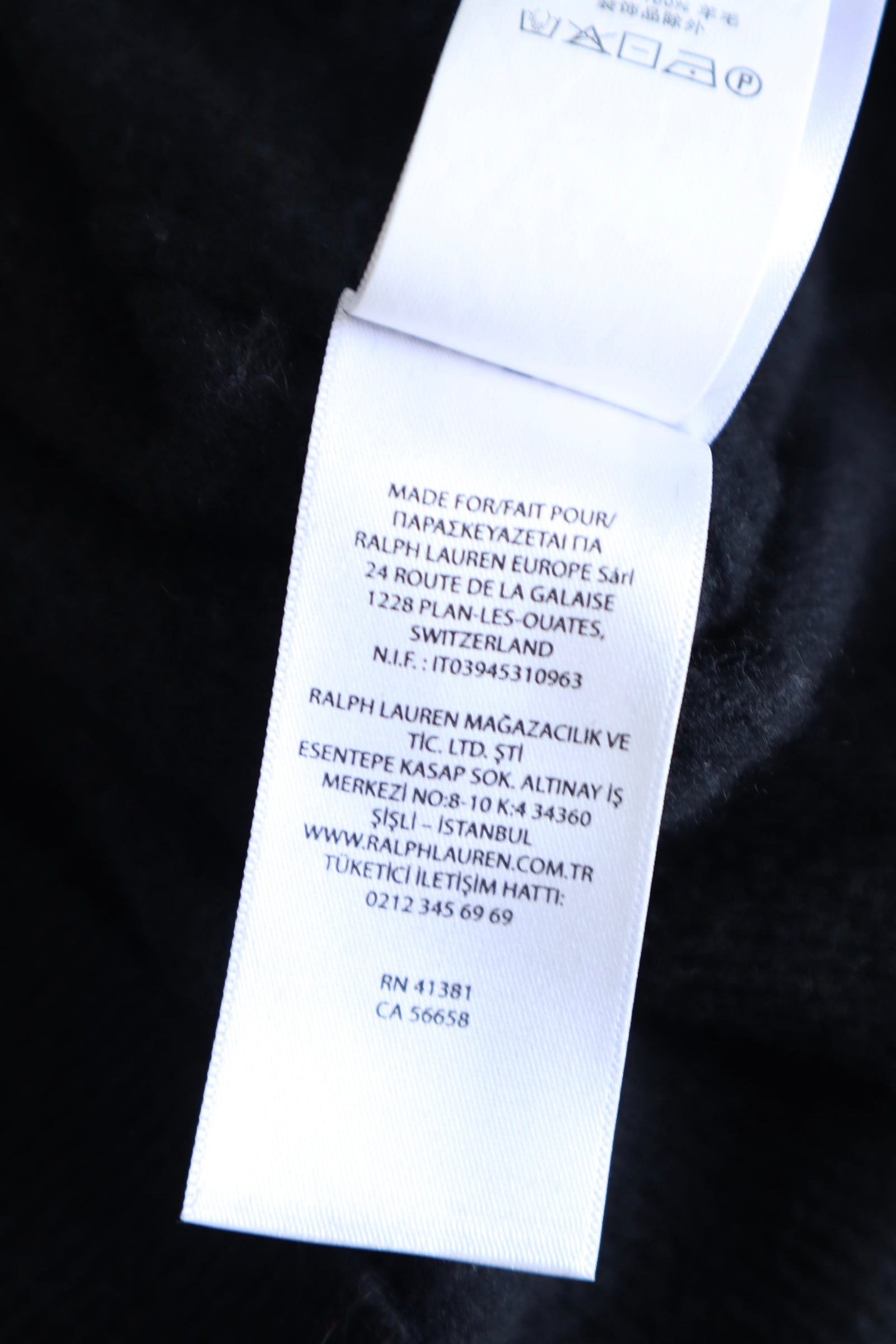 Ralph Lauren wollen quarter zip - L