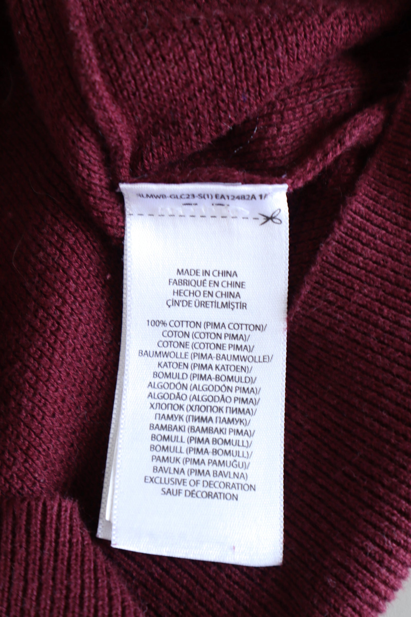 Ralph Lauren trui met kwart rits - L