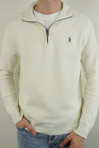 Ralph Lauren trui met kwart rits - L