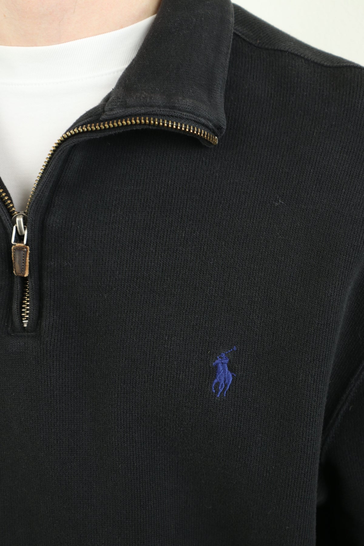 Ralph Lauren trui met kwart rits - L