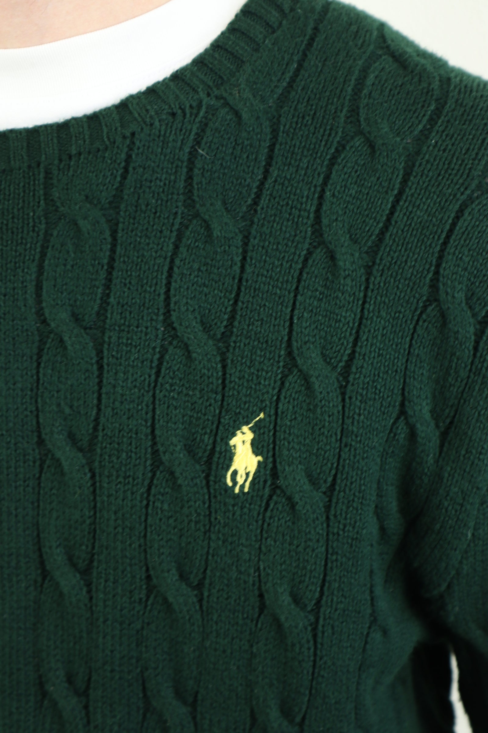 Ralph Lauren kabeltrui - L