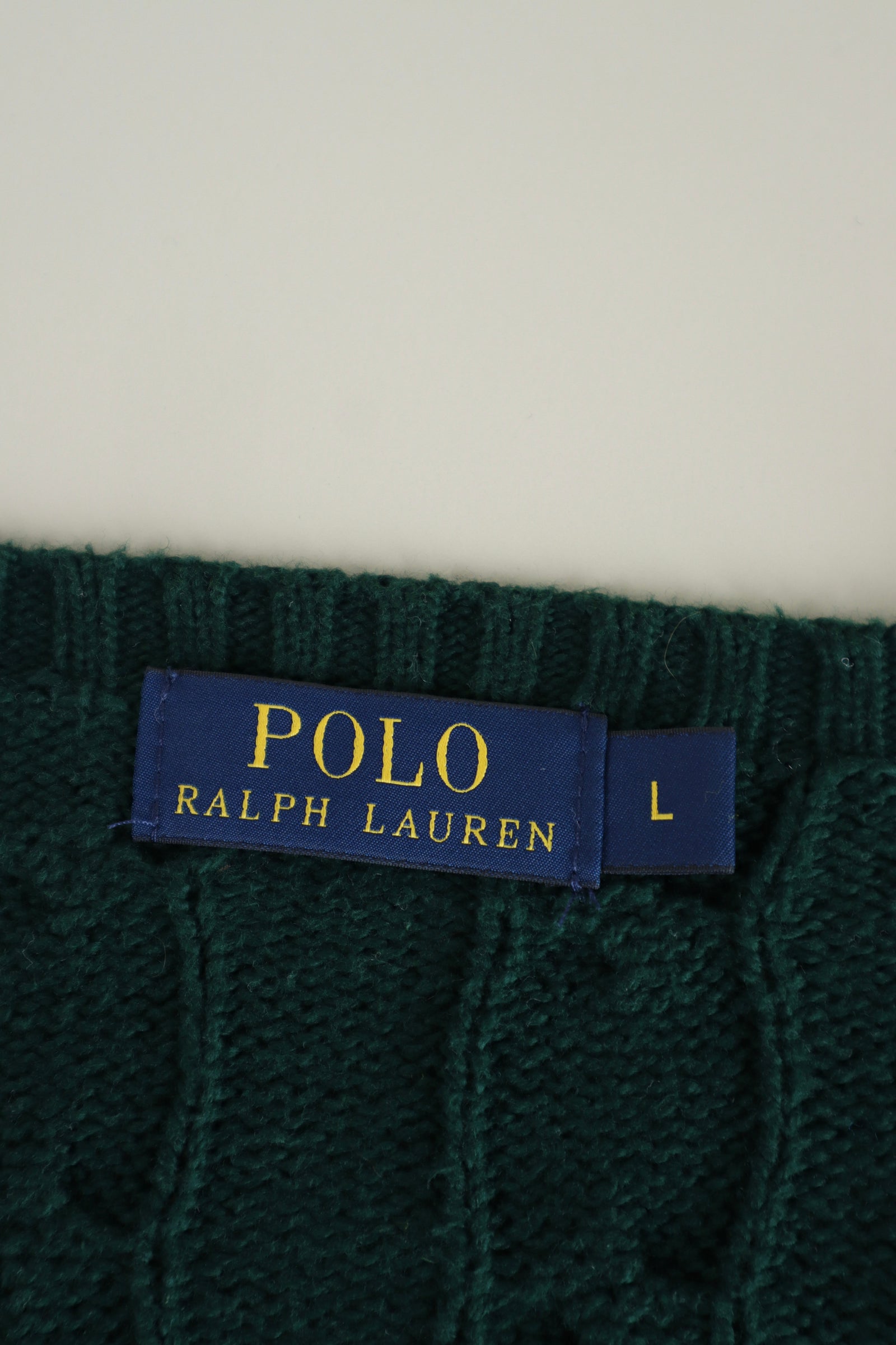 Ralph Lauren kabeltrui - L