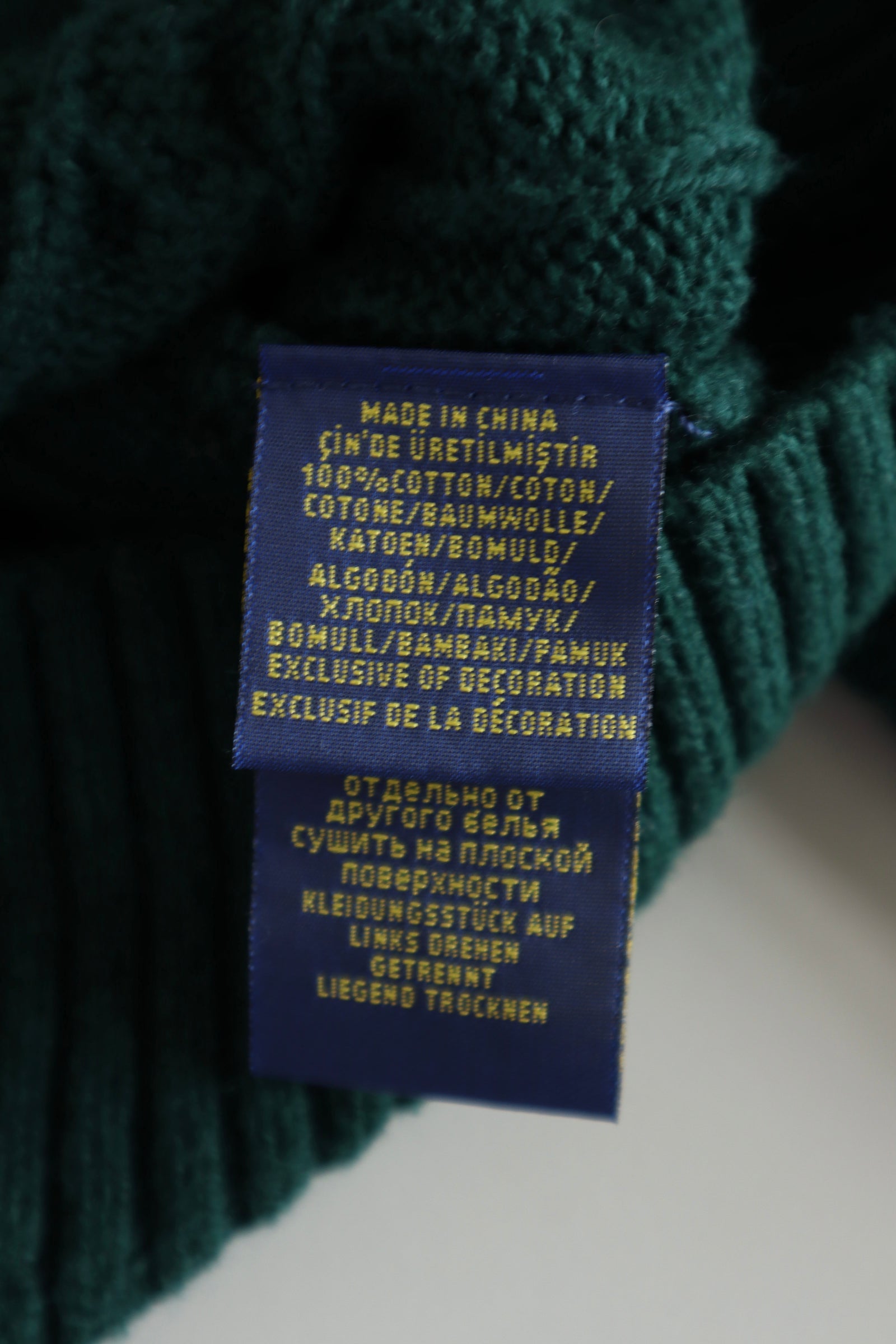 Ralph Lauren kabeltrui - L