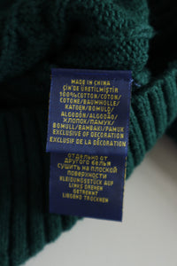 Ralph Lauren kabeltrui met ronde hals - L